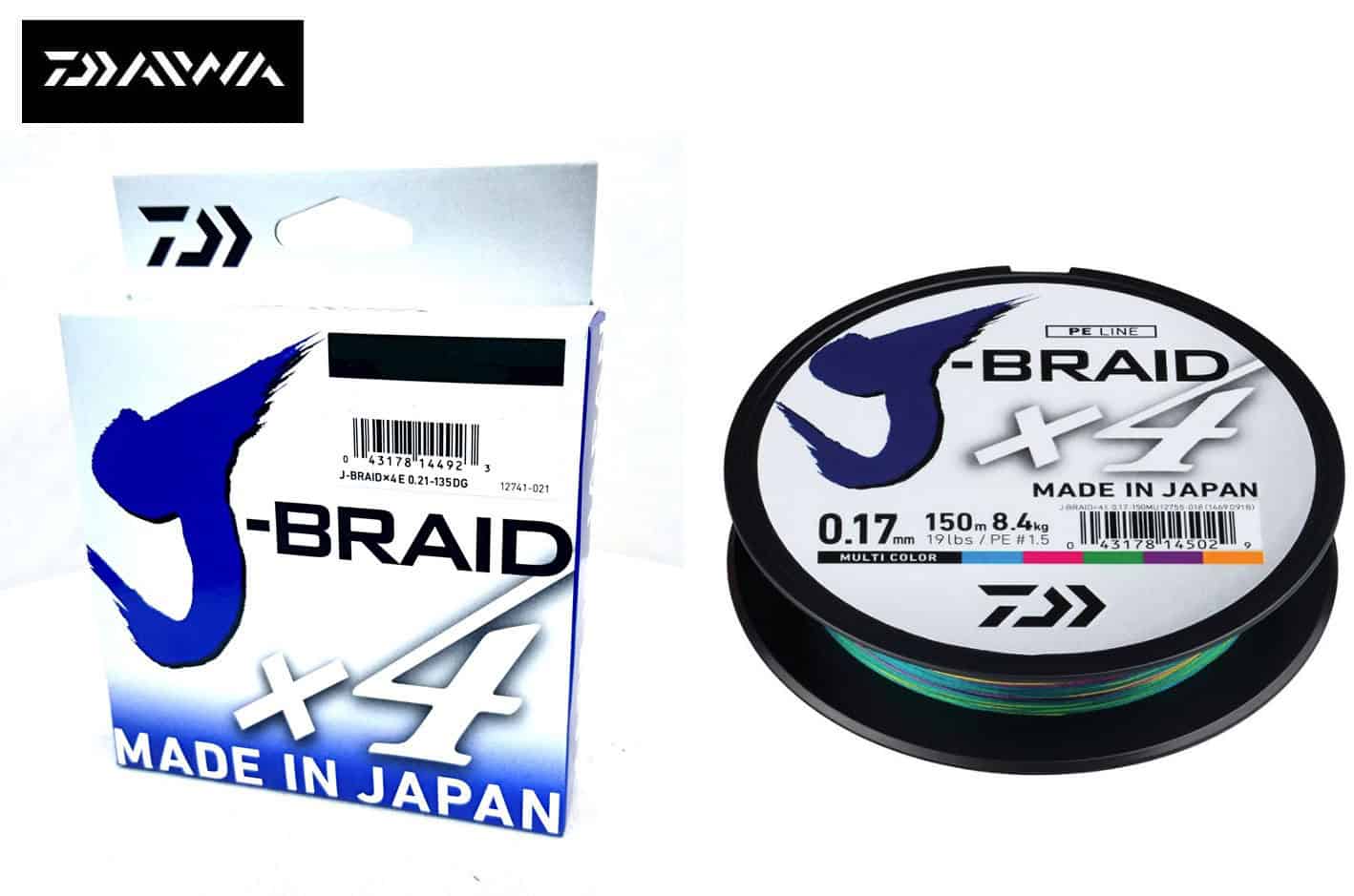 DAIWA J-BRAID X4 150m - מרכז הדייג והצלילה